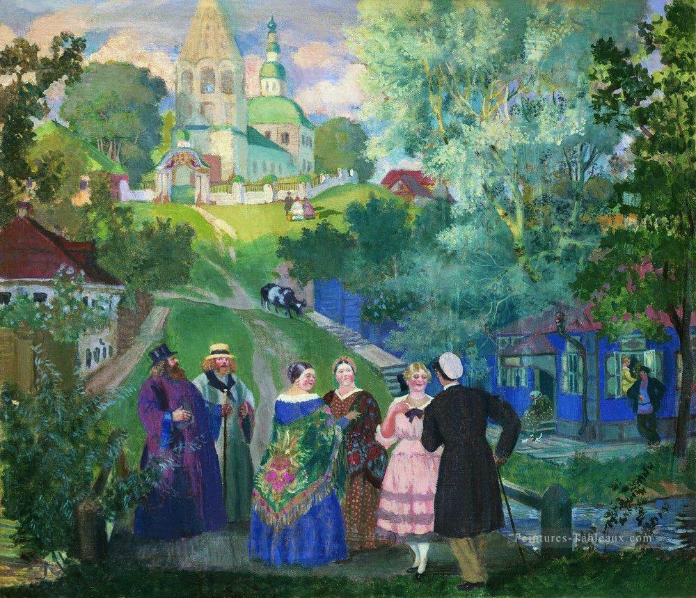 province d’été 1922 Boris Mikhailovich Kustodiev Peintures à l'huile